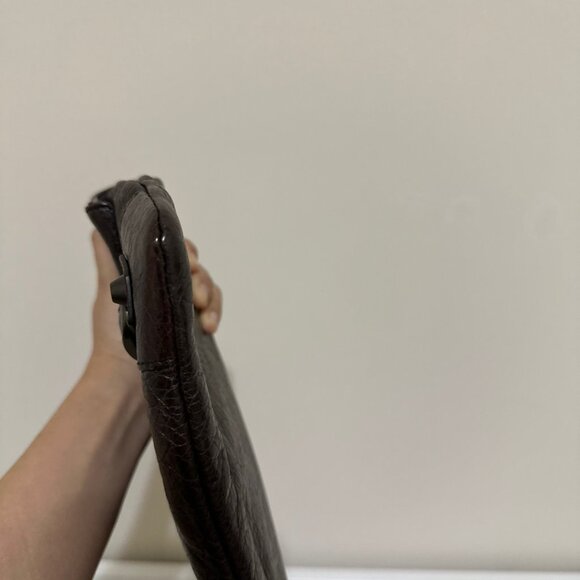 Vintage Hardware Envelope Clutch Brown - Picture 3 of 7